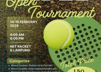 HIPMI Padel Open Tournament 2026 Digelar Februari, Hadiah Ratusan Juta