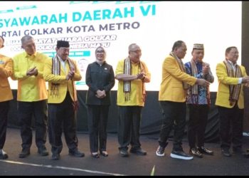 Musda VI Golkar Metro Jadi Momentum Konsolidasi dan Penguatan Basis Rakyat