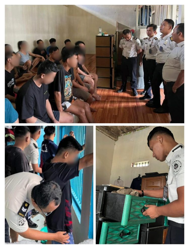 Sehari Satu Kamar, Tim Satopspatnal Lapas Kotaagung Lakukan Deteksi Dini Gangguan Keamanan