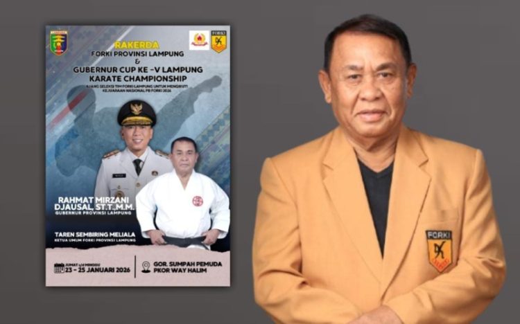 Akhir Januari, Forki Lampung Siapkan Karate Gubernur Cup 2026 untuk Cetak Atlet Unggul