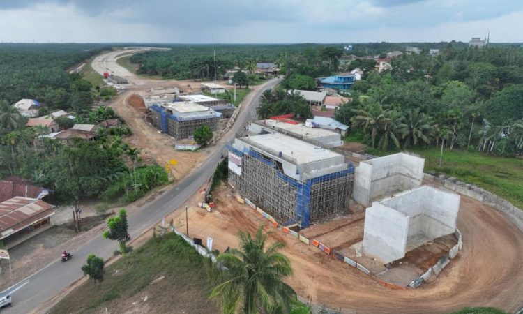 Pekerjaan Overpass Tol Palembang–Betung Seksi 3, Diterapkan Buka-Tutup di Jalan Nasional Sumsel KM 69-71