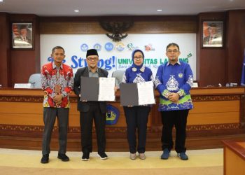 Unila–Untidar Resmi Jalin Kerja Sama Tridarma Perguruan Tinggi