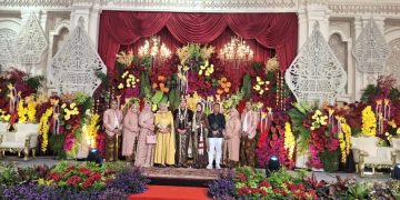 Jalin Silaturahmi, Ketua TP Sriwijaya Lampung Hadiri Pernikahan Keluarga Wakil Ketua