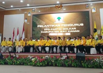 Darlian Pone Resmi Pimpin Golkar Way Kanan Periode 2026–2031