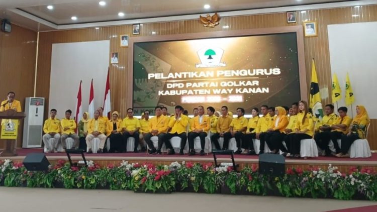 Darlian Pone Resmi Pimpin Golkar Way Kanan Periode 2026–2031