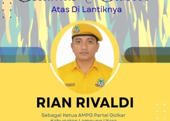 Resmi Pimpin AMPG Lampung Utara, Rian Rivaldi Tegaskan Komitmen Kaderisasi Pemuda
