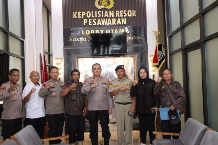 KB PPPOLRI Resor Pesawaran Jalin Silaturahmi dengan Kapolres Pesawaran