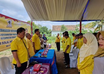 Muscam Golkar Kecamatan Banjit, Kasri Hatta Pimpin Periode 2026-2031, Darlian Pone Tekankan Kerja Politik