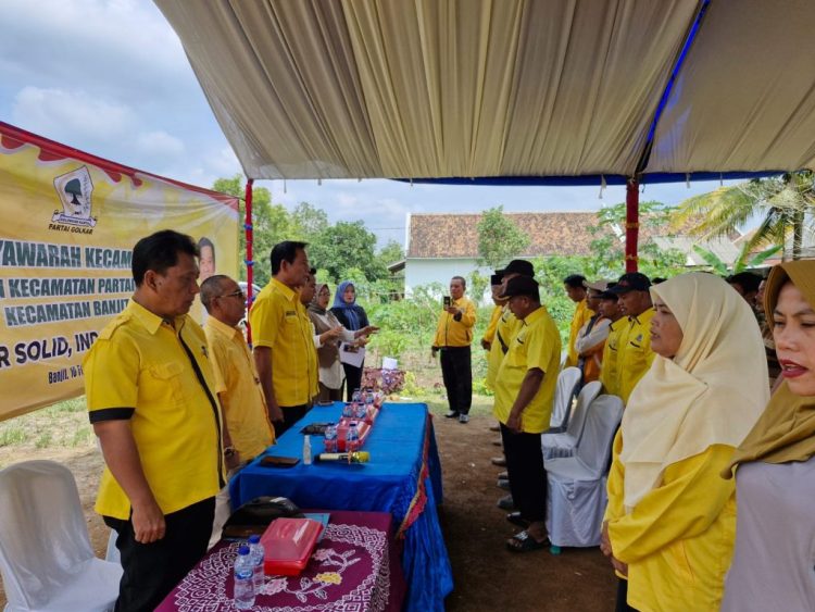Muscam Golkar Kecamatan Banjit, Kasri Hatta Pimpin Periode 2026-2031, Darlian Pone Tekankan Kerja Politik