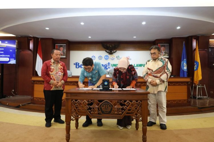 Sinergi Unila–Lampura Diperkuat Lewat Penandatanganan MoU Strategis