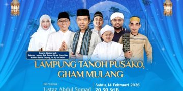 Jadwal Lengkap Acara Damai Indonesiaku di Lampung 14-15 Februari 2026: Ada Ustadz Abdul Somad