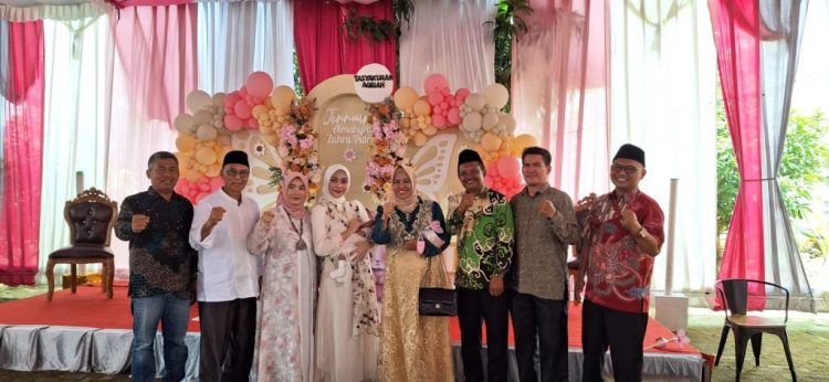 Pererat Silaturahmi, Pengda TP Sriwijaya Lampung Hadiri Tasyakuran Aqiqah Cucu Syukri Baihaki