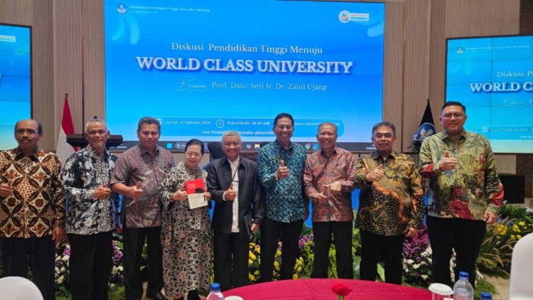 Warek PKSI Unila Dalami Strategi Menuju World Class University