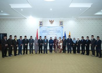 Unila Lantik Pejabat Pimpinan Tinggi Pratama dan Fungsional