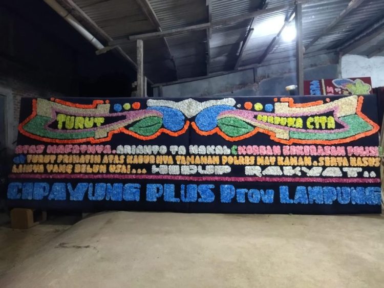 Cipayung Plus Lampung Kecam Oknum Polisi yang Larang Papan Bunga Kritik di Mapolda