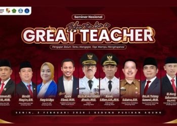 PMII Lampung Utara Dorong Guru Jadi Sumber Inspirasi Lewat Seminar Nasional