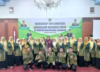 Tingkatkan Kompetensi, Guru MIN 9 Bandarlampung Ikut Workshop Kurikulum Cinta