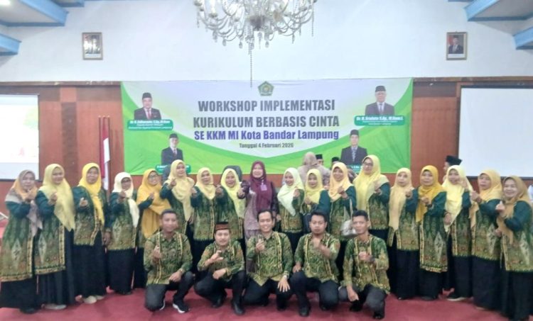 Tingkatkan Kompetensi, Guru MIN 9 Bandarlampung Ikut Workshop Kurikulum Cinta