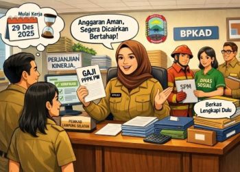 Enam Perangkat Daerah Mulai Berproses, Gaji PPPK Paruh Waktu Lampung Selatan Segera Cair