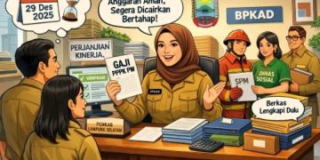 Enam Perangkat Daerah Mulai Berproses, Gaji PPPK Paruh Waktu Lampung Selatan Segera Cair