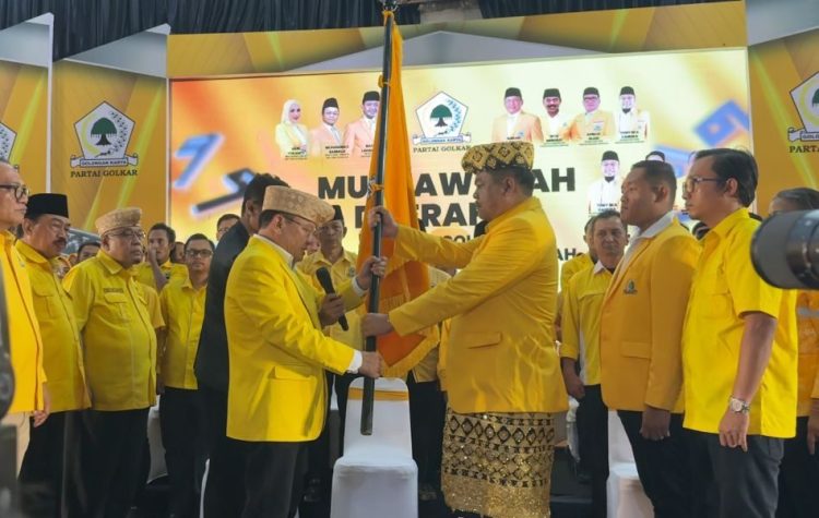 Musda XI Golkar Lamteng Berjalan Sukses, Musa Ahmad Kembali Pimpin Partai
