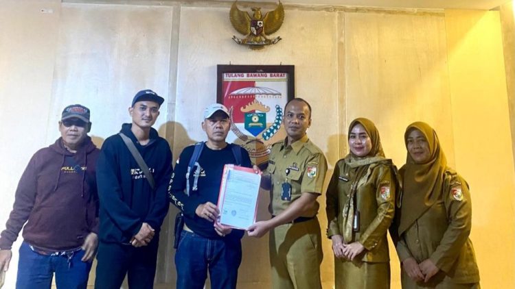 Zainuddin Resmi Daftarkan DPD For-WIN Tubaba ke Kesbangpol, Perkuat Legalitas Organisasi Pers