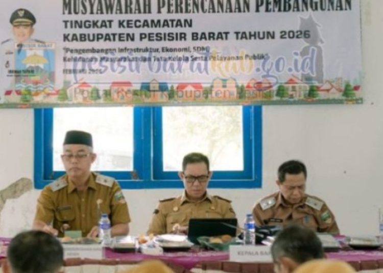 Pemkab Pesisir Barat Gelar Musrenbang Kecamatan 2026, Dorong Pemerataan Pembangunan Daerah