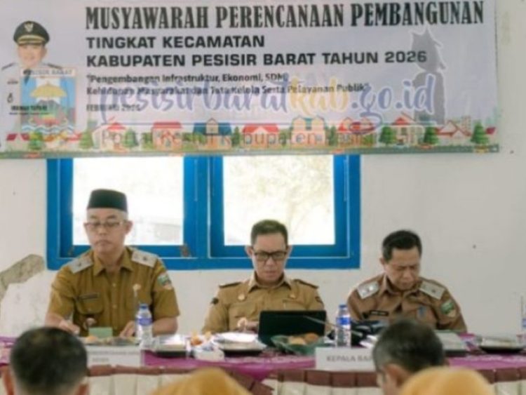 Pemkab Pesisir Barat Gelar Musrenbang Kecamatan 2026, Dorong Pemerataan Pembangunan Daerah