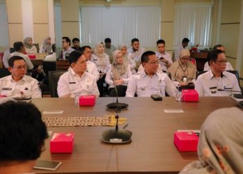 Sekdaprov Lampung Pimpin Entry Meeting BPK untuk Pemeriksaan Interim LKPD 2025