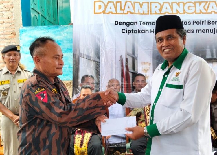 Kolaborasi KB PPPOLRI, Polres dan Pemda Pesawaran Hadirkan Program Bedah Rumah