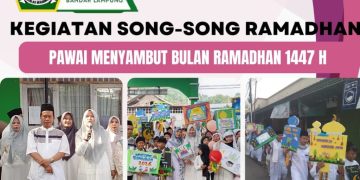 Semarak! MIN 9 Bandarlampung Gelar Pawai Sambut Ramadhan 1447 H