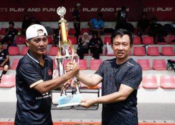 Mini Soccer Jadi Ajang Silaturahmi Pemprov Lampung dan Insan Pers