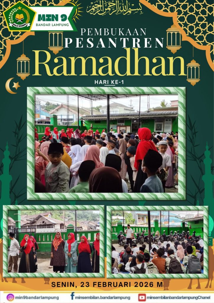 MIN 9 Bandarlampung Buka Pesantren Ramadhan 1447 H, Tanamkan Karakter Islami Sejak Dini