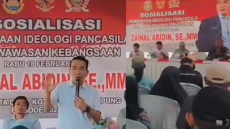 Tanamkan Semangat Kebangsaan, Zainal Abidin Sosialisasikan Nilai-Nilai Pancasila
