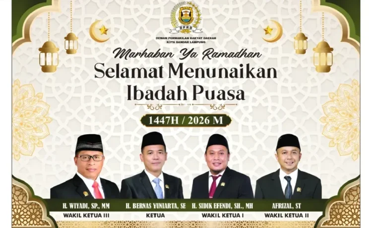 Ramadhan Tiba, DPRD Bandar Lampung Serukan Kebersamaan dan Kepedulian Sosial