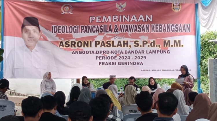 Sosialisasi PIP-WK, Asroni Paslah Ajak Warga Amalkan Nilai Pancasila