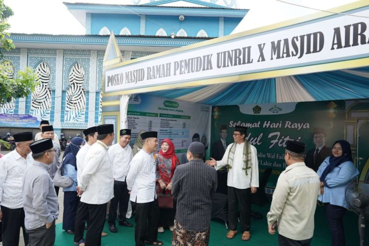 Gandeng Masjid Raya Airan, Rektor UIN RIL Prof Wan Jamaluddin Siapkan Rest Area bagi Pemudik