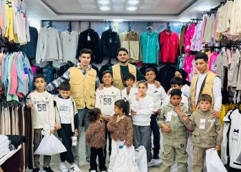 Tutup Ramadan 1447 H, Hulun Peduli Ajak Anak-Anak Gaza Belanja Baju Lebaran Baru