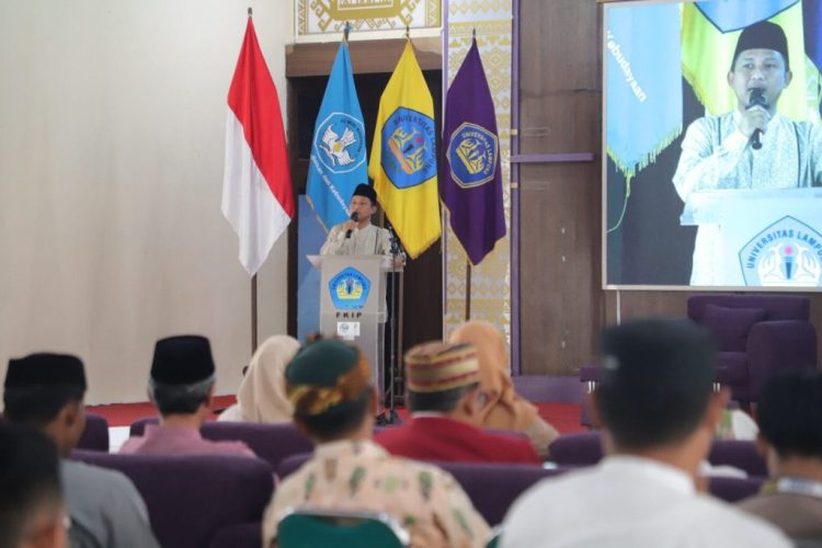 FKIP Unila menggelar Safari Ramadan 1447 H bertema "Melangkah Bersama dalam Kebaikan".