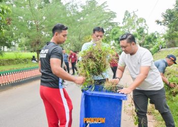 Tindak Lanjut Instruksi Presiden Prabowo, Wabup Antonius Pimpin Korve di Lingkungan Pemkab