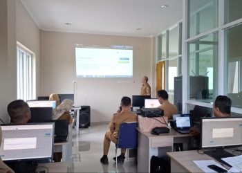 Percepat Implementasi SRIKANDI, Dinas Perpustakaan Pesawaran Dampingi Pembuatan Akun Admin