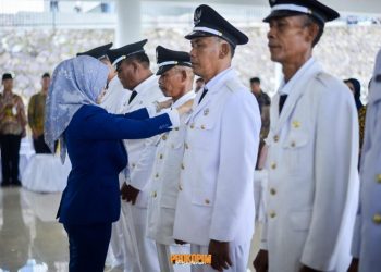 Resmi Menjabat, Sembilan Kepala Desa Hasil Pilkades PAW Pesawaran Siap Jalankan Amanah