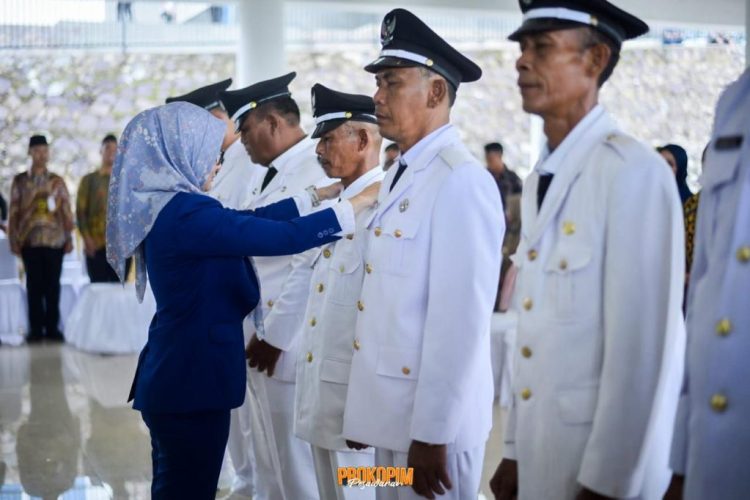 Resmi Menjabat, Sembilan Kepala Desa Hasil Pilkades PAW Pesawaran Siap Jalankan Amanah