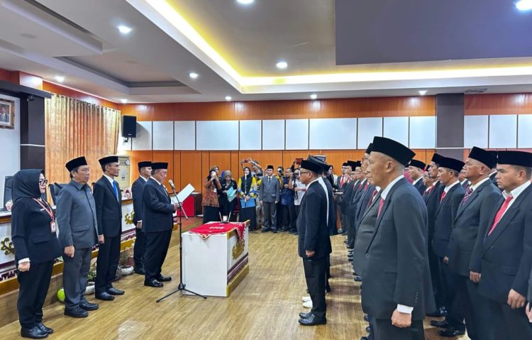 Lantik 47 Pejabat, Bupati Saleh Asnawi Mulai Pembenahan Besar Birokrasi Tanggamus 2026