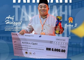 Prestasi Mendunia, Perwakilan BKPRMI Lampung Buktikan Kualitas Qari Indonesia di Malaysia