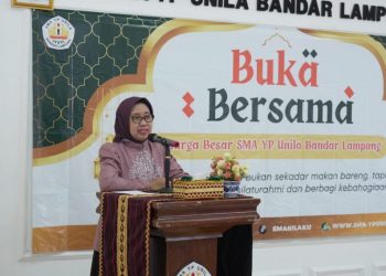 Safari Ramadan di SMA YP Unila, Rektor Unila Ajak Perkuat Nilai Keislaman