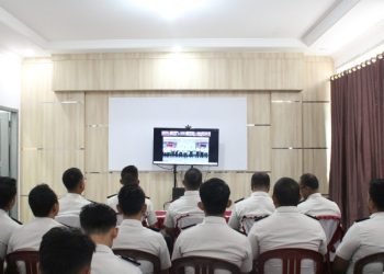 Halalbihalal Virtual Kemenimipas, Kalapas Kotaagung Tekankan Soliditas dan Integritas Pegawai