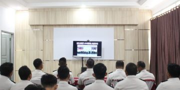 Halalbihalal Virtual Kemenimipas, Kalapas Kotaagung Tekankan Soliditas dan Integritas Pegawai