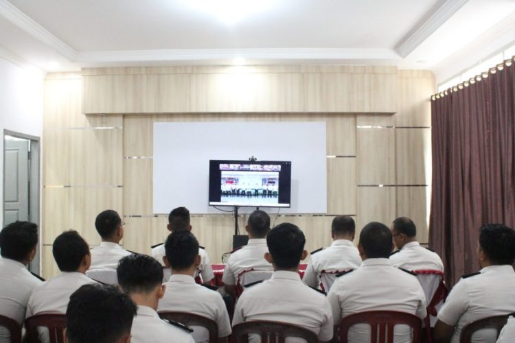 Halalbihalal Virtual Kemenimipas, Kalapas Kotaagung Tekankan Soliditas dan Integritas Pegawai