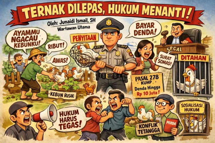 Ternak Dilepas, Hukum Menanti